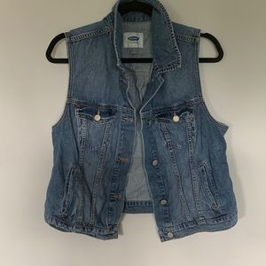 Large Old Navy Denim Vest